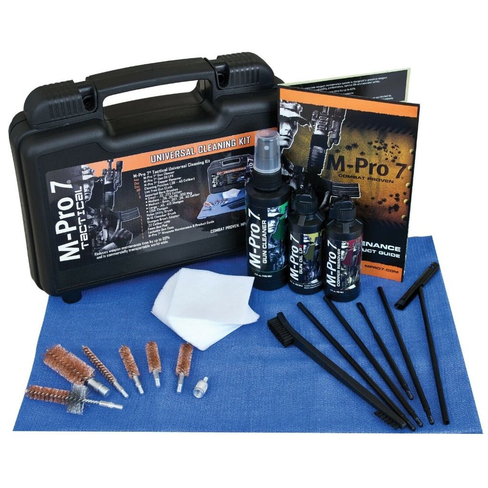 Hoppes M-pro 7 Tactical Universal Cleaning Kit w/Hard Case 070-1505